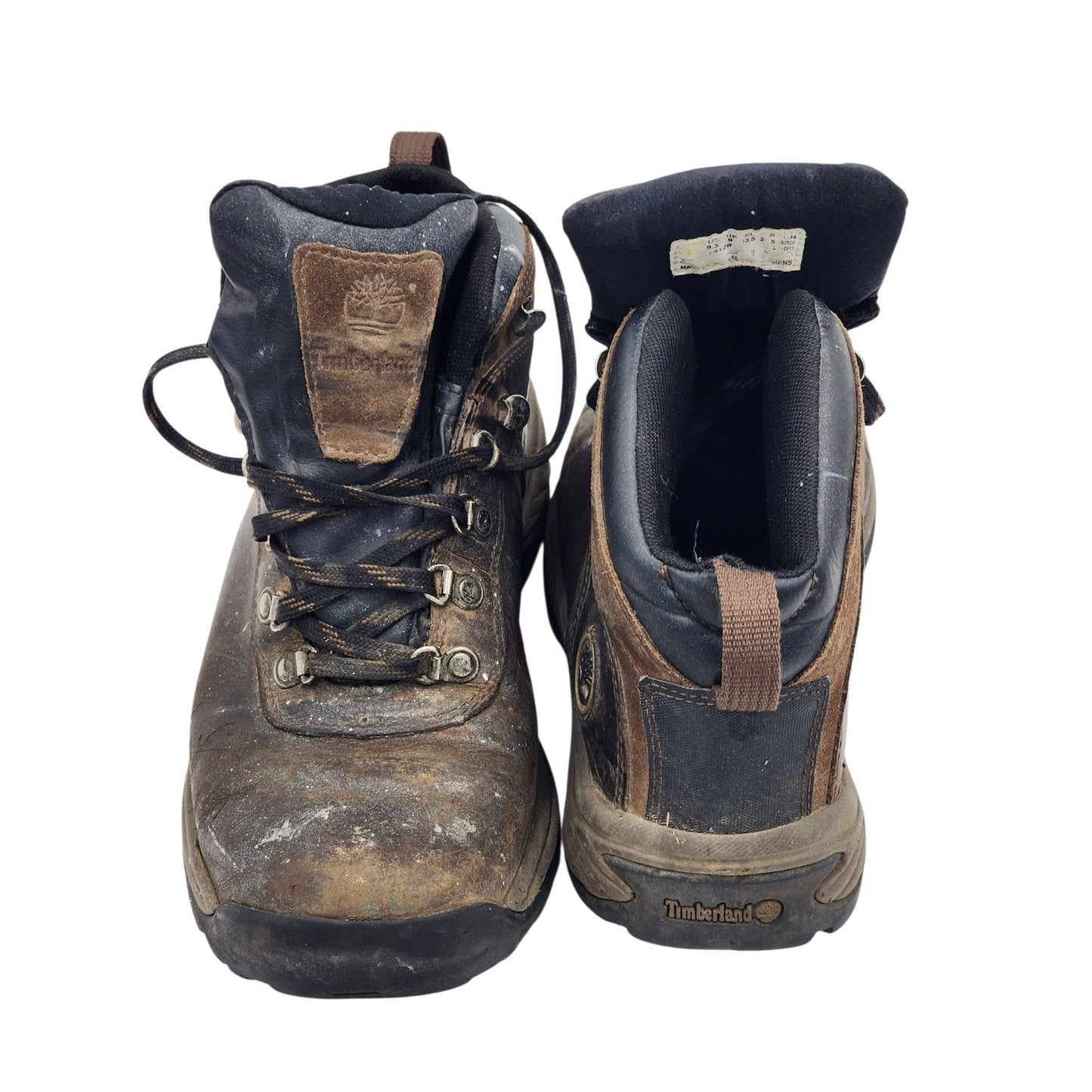 Timberland Hiking Boots Mens 9.5 Brown Leather Trail Outdoor Trekking Shoes