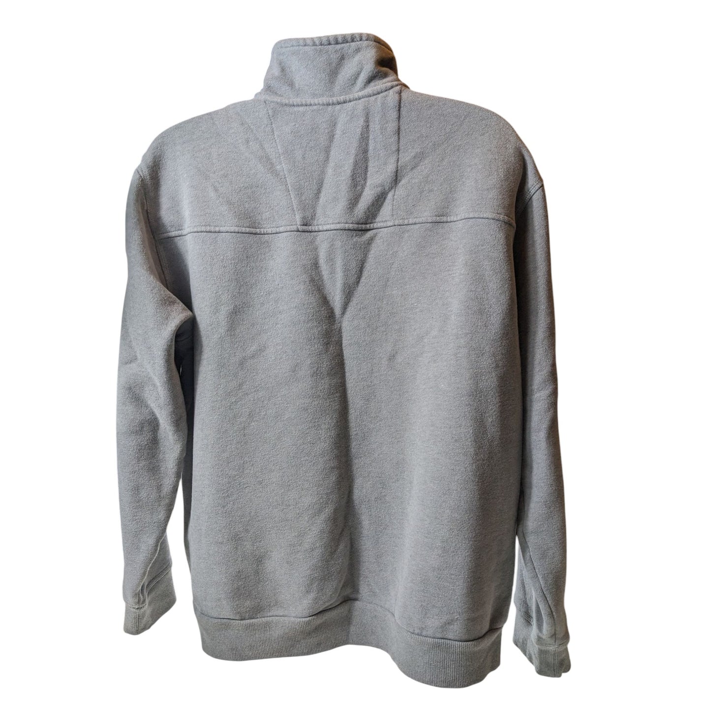 Arrow Sweatshirt Mens XL Quarter Zip Pullover Gray Fleece Lined Casual Classic