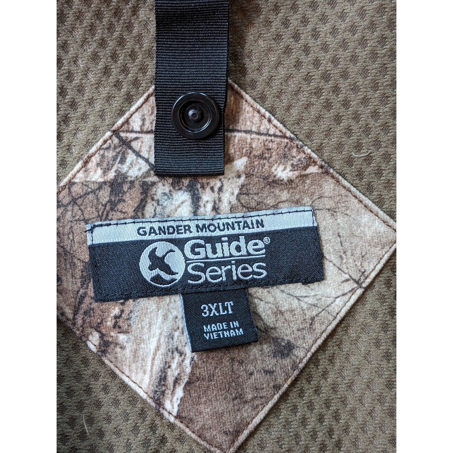 Gander Mountain Guide Series Tech H2O Jacket Mens 3XLT Camo Hunting Realtree