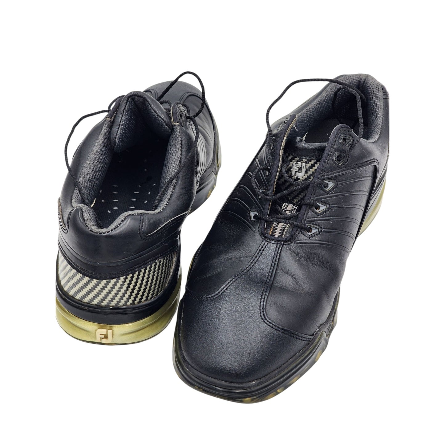 FootJoy Sport Golf Shoes Mens 11M Leather Flex Zone Spikes Cleats Athletic 53145