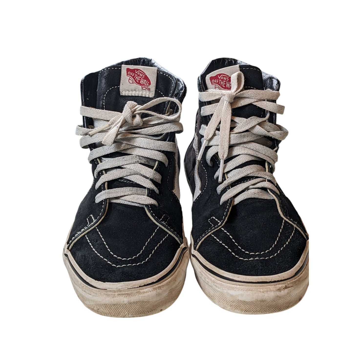 VANS Shoes Sk8 Hi Canvas Skateboard Mens 8 Womens 9.5 High Top Off Wall Sneakers