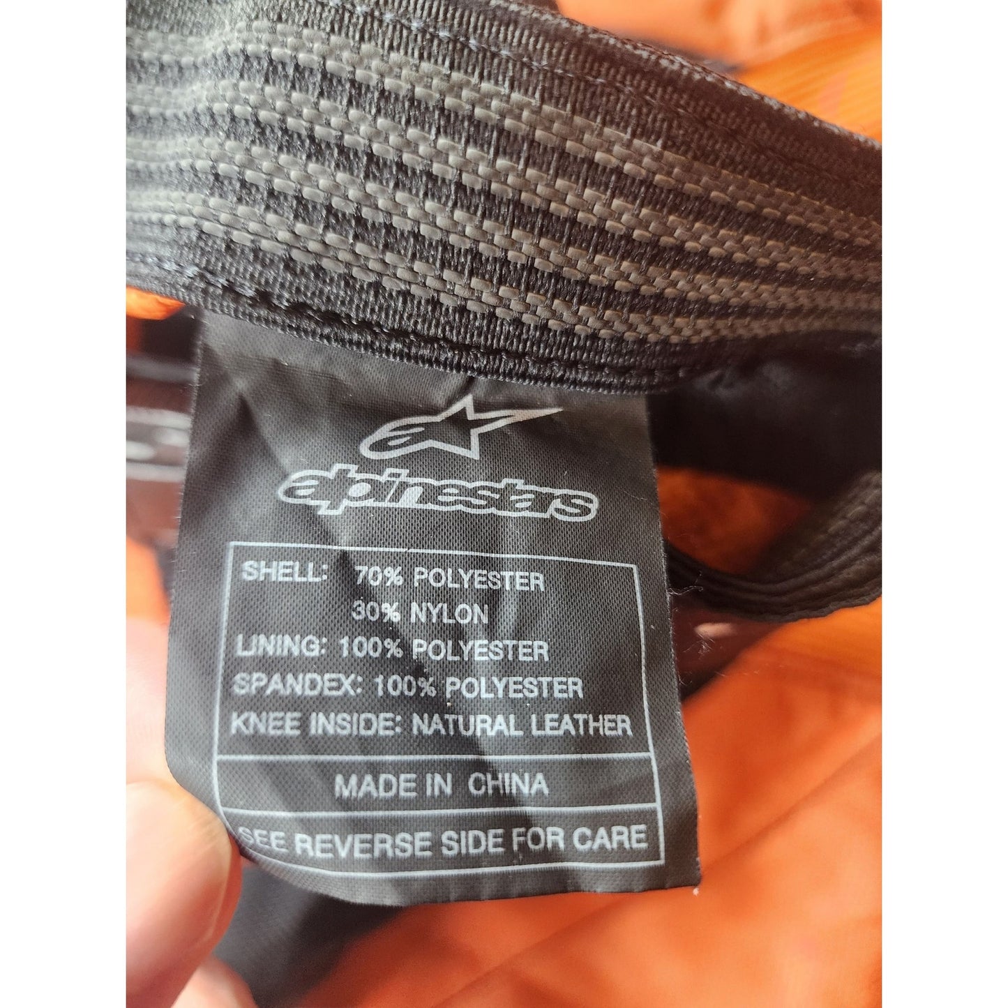 Alpinestars Motocross Pants Mens 34 Medium Orange Charger MX Technical Racewear