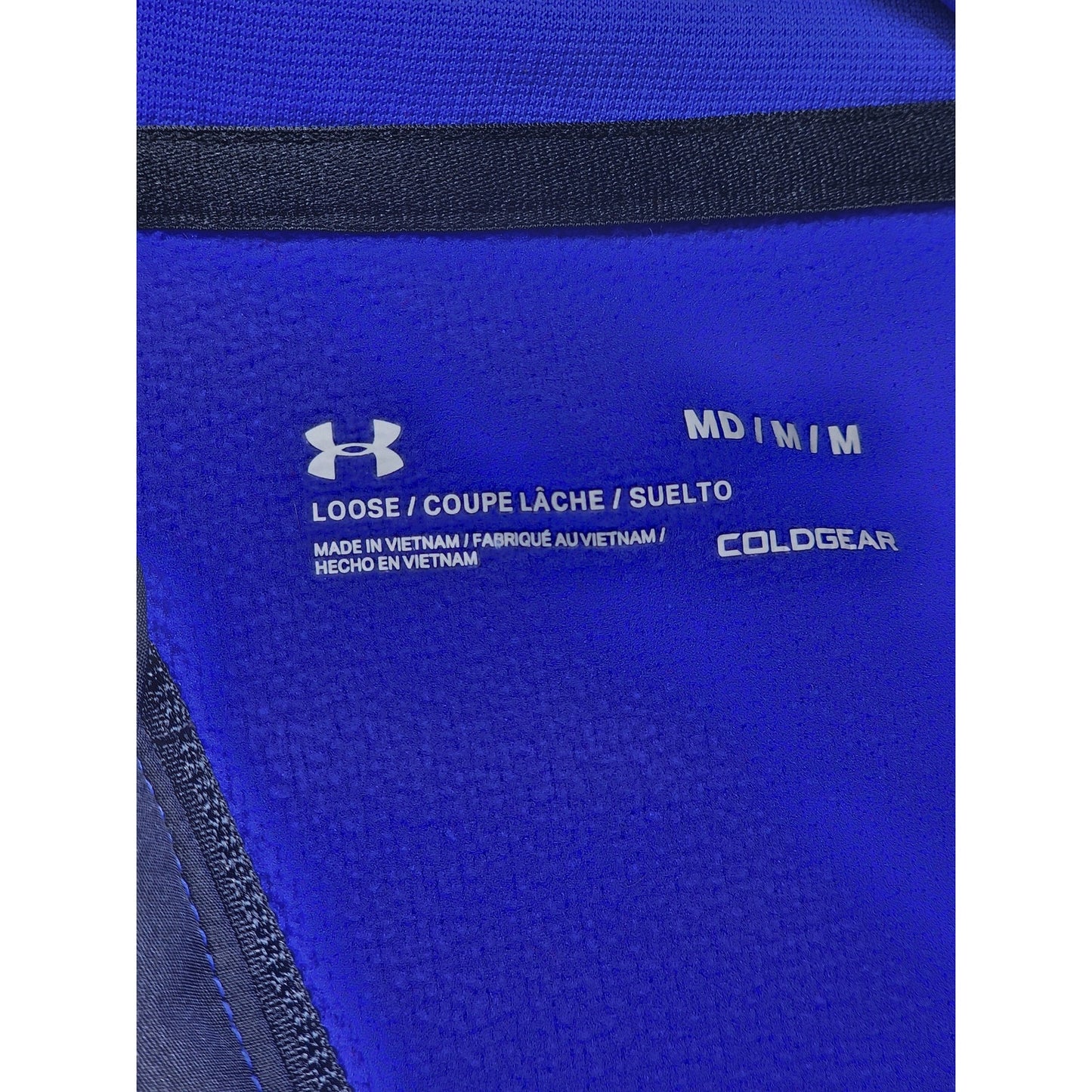 Under Armour ColdGear Mens Medium Pullover Athletic Sweatshirt Kangaroo Pocket