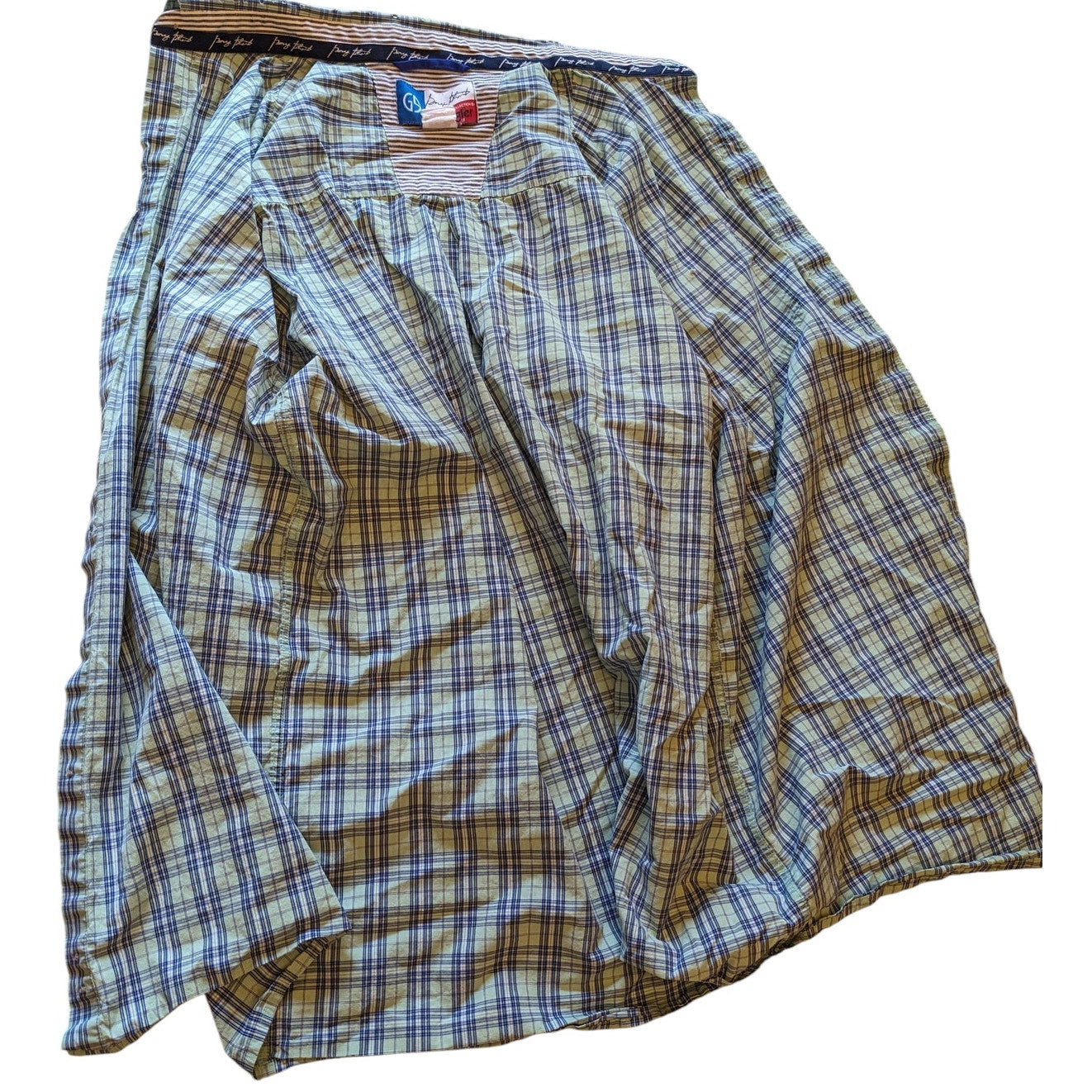 Wrangler Cowboy Cut Shirt Men 2XL ShortSleeve Plaid Western Button George Strait