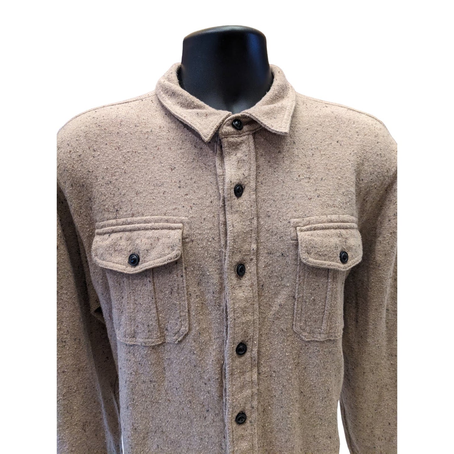 Lands End Shirt Jacket Mens XL 46-48 Shacket Long Sleeve Lumberjack Americana