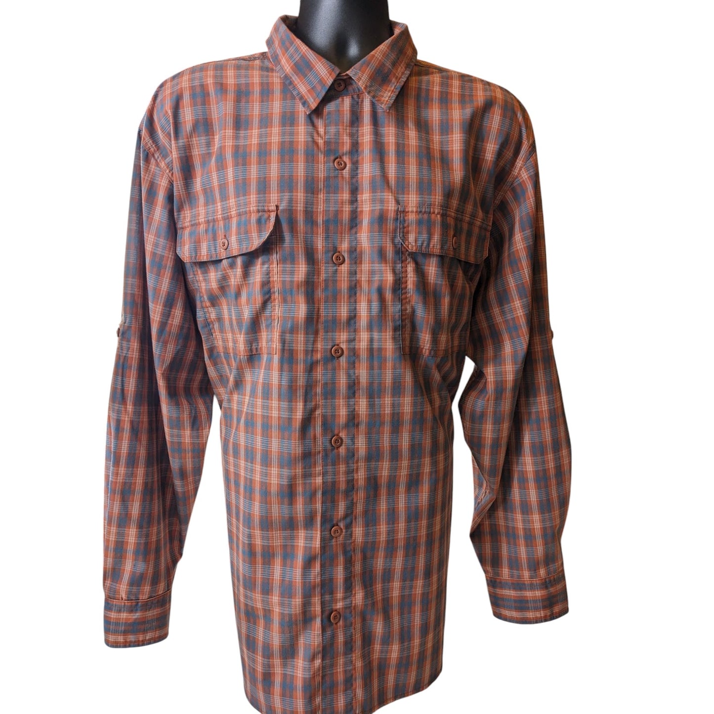 Redhead Shirt Mens 2XL Plaid Long Sleeve Button Up Hiking Outdoor Top Hunting