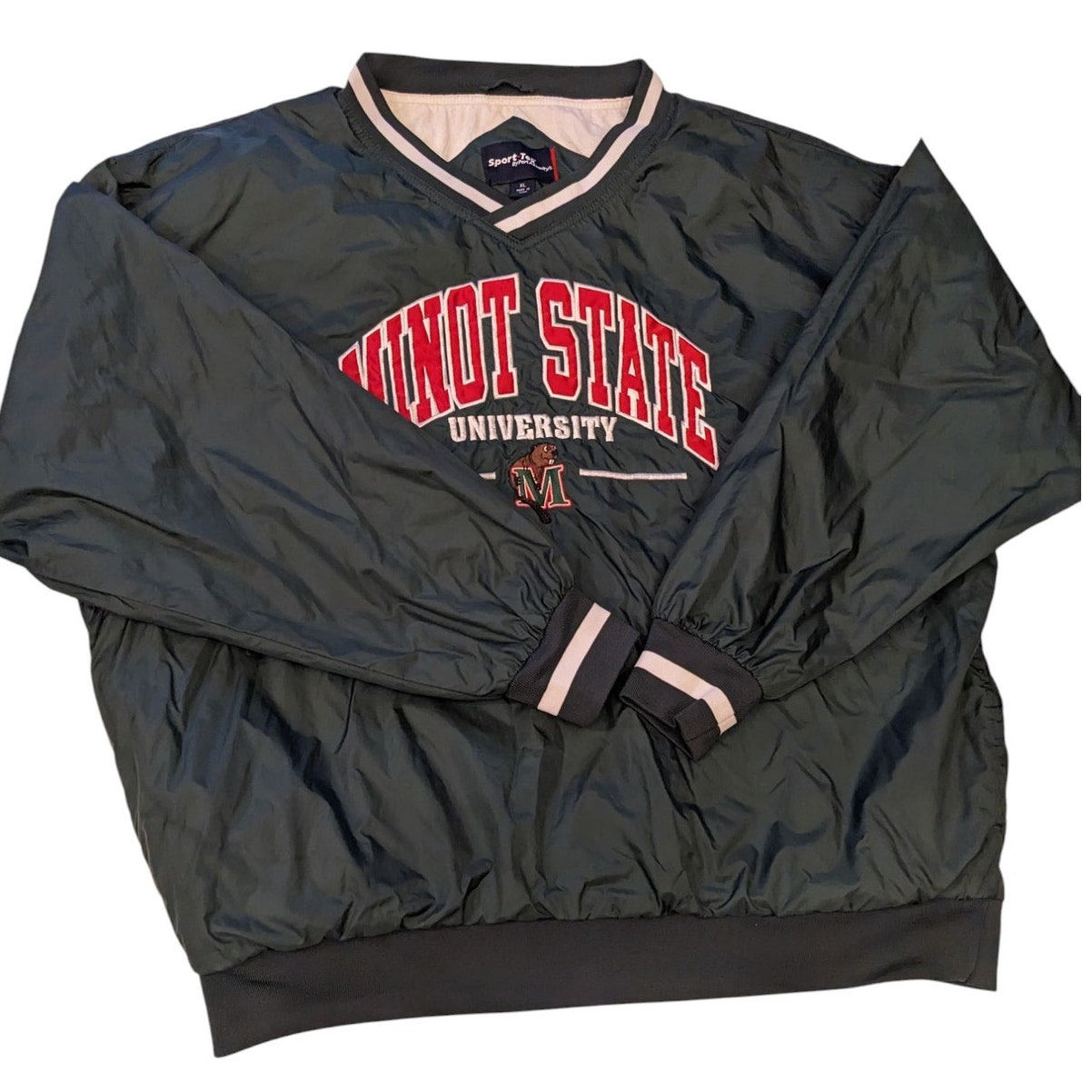Sport Tek Minot State University Pullover Jacket Men XL Windbreaker North Dakota