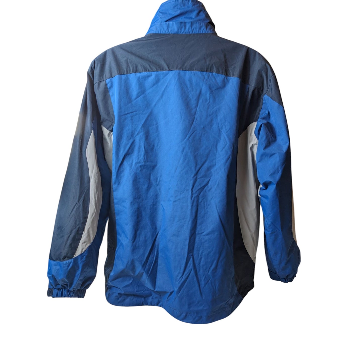 Aspen Ski Jacket Men Large Blue Black Winter Snowboarding Coat Hooded Waterproof