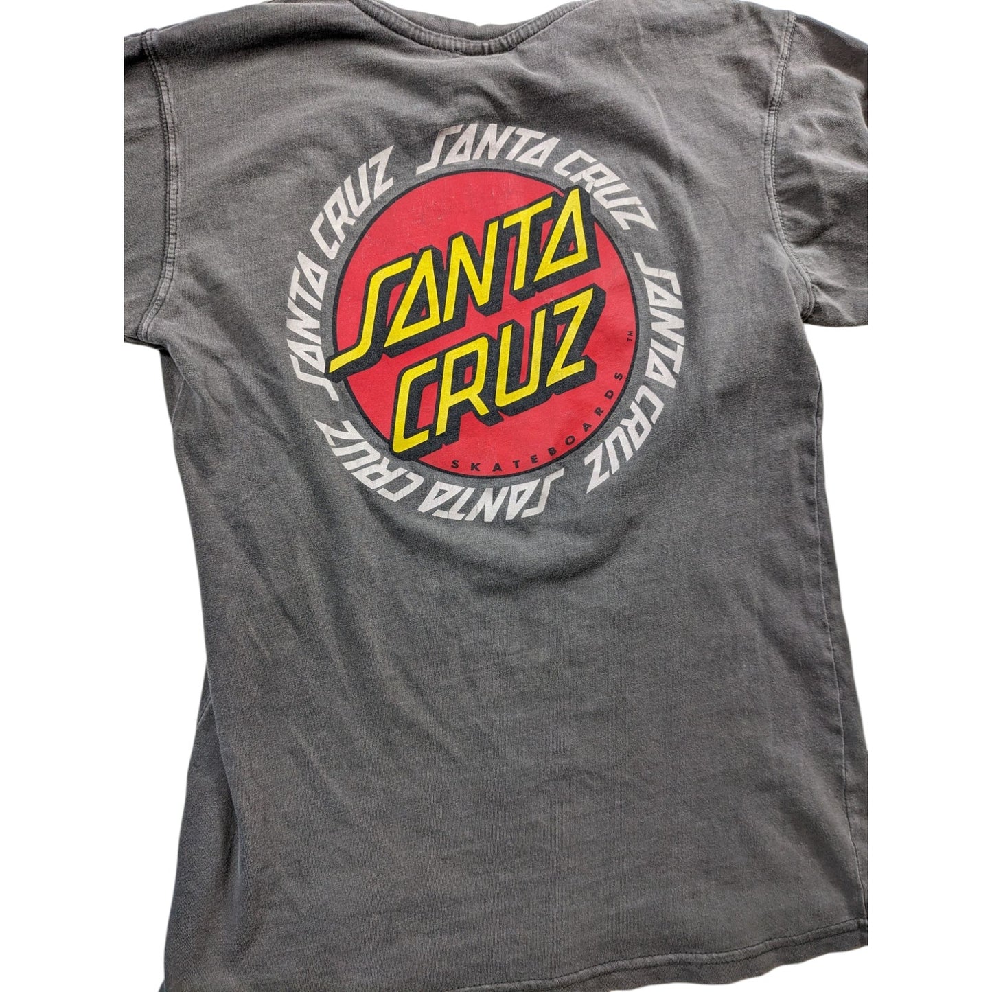 Santa Cruz Long Sleeve Logo Shirt Mens Medium Womens Large Skater Graphic Tee