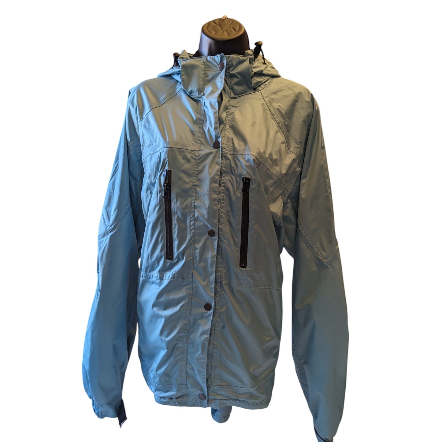 Mossi Racing Jacket Women XXL Hooded Winter Snow Parka Drawstring Windbreaker