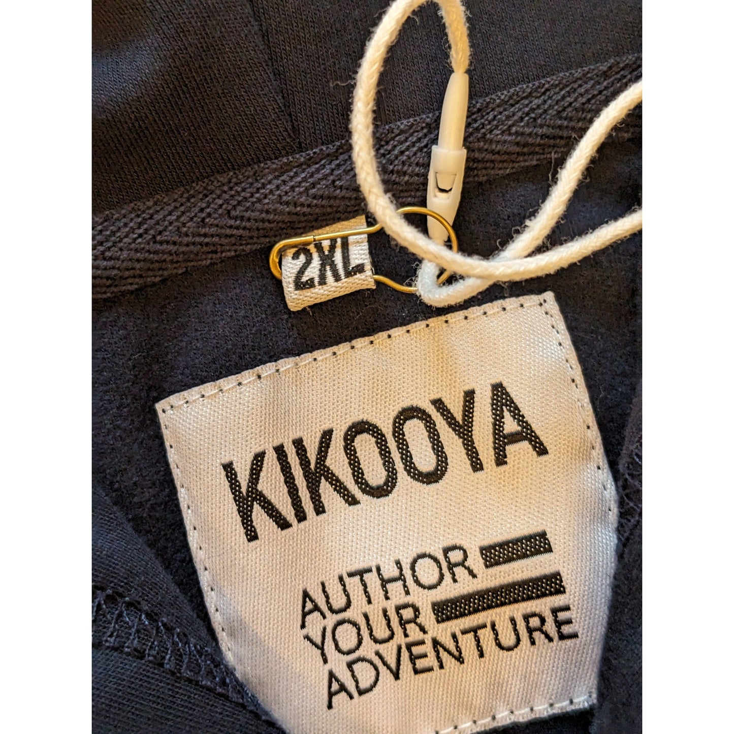 Kikooya Hoodie Mens 2XL Blue Pullover Sweatshirt Streetwear Athleisure Kangaroo