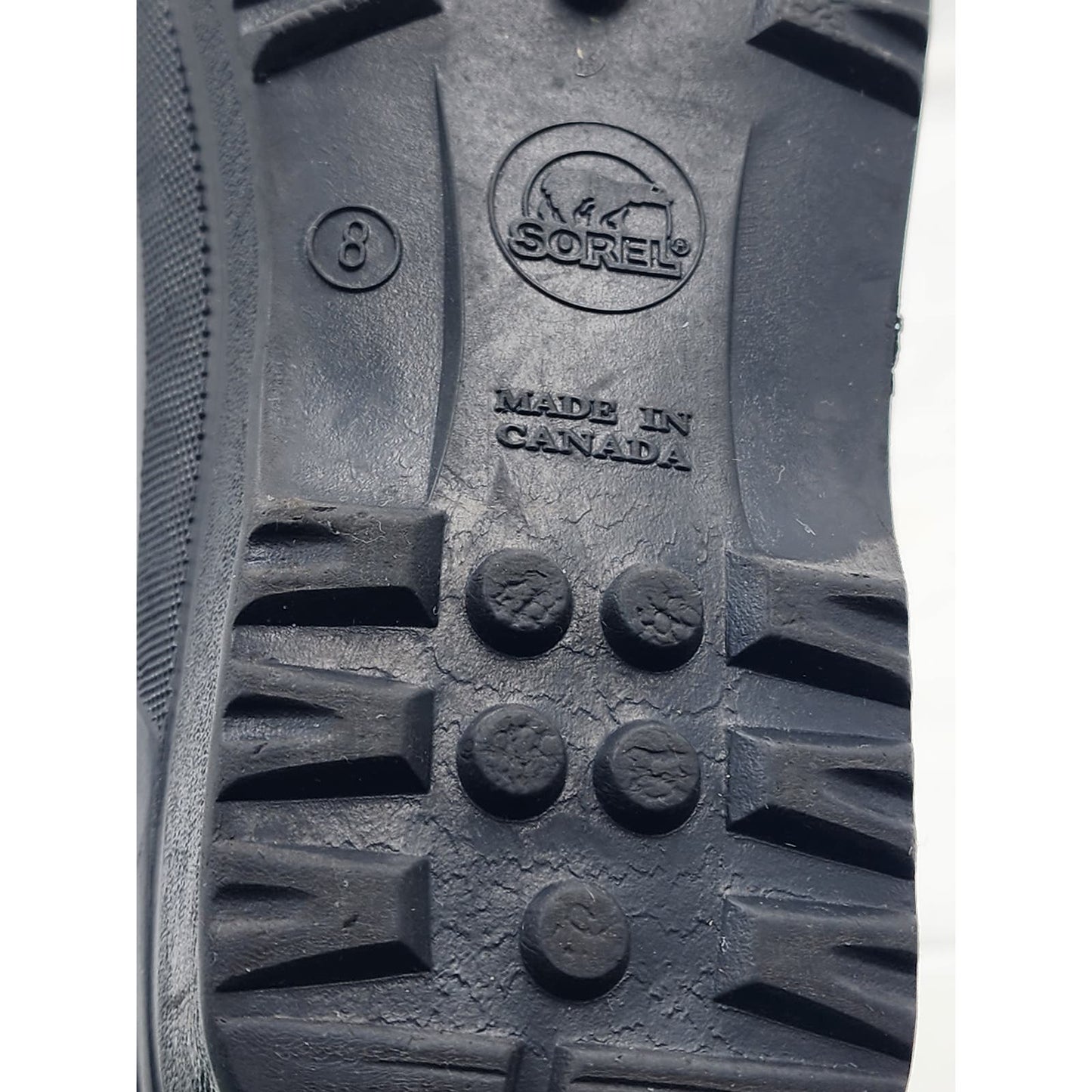 Sorel Boots Womens 8 Insulated Winter Black Snow Cold Weather Warm Waterproof