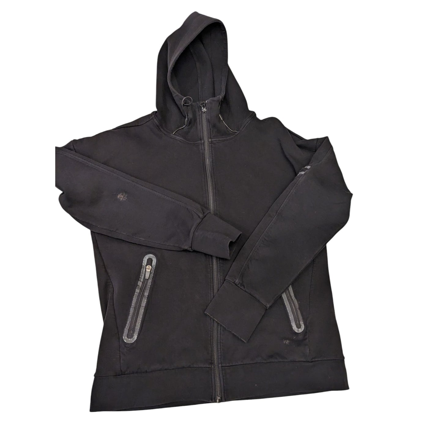 Superdry Hoodie Men Medium Women Large Zip Athletic Sweatshirt Tech Activewear