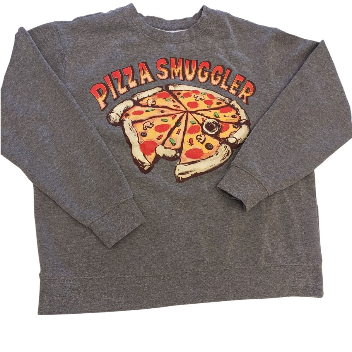 Star Wars Pizza Smuggler Sweatshirt Adult Large Geek Nerd Millennium Falcon