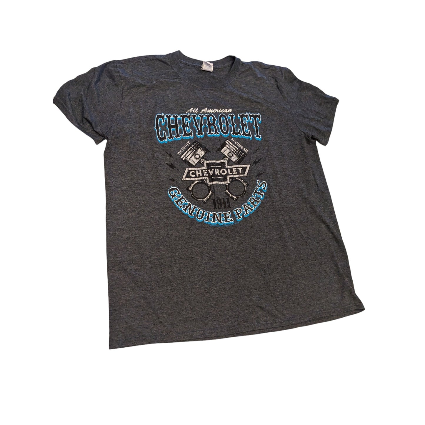 Chevrolet T Shirt Mens XL Gildan Softstyle All American Graphic Tee Ring Spun