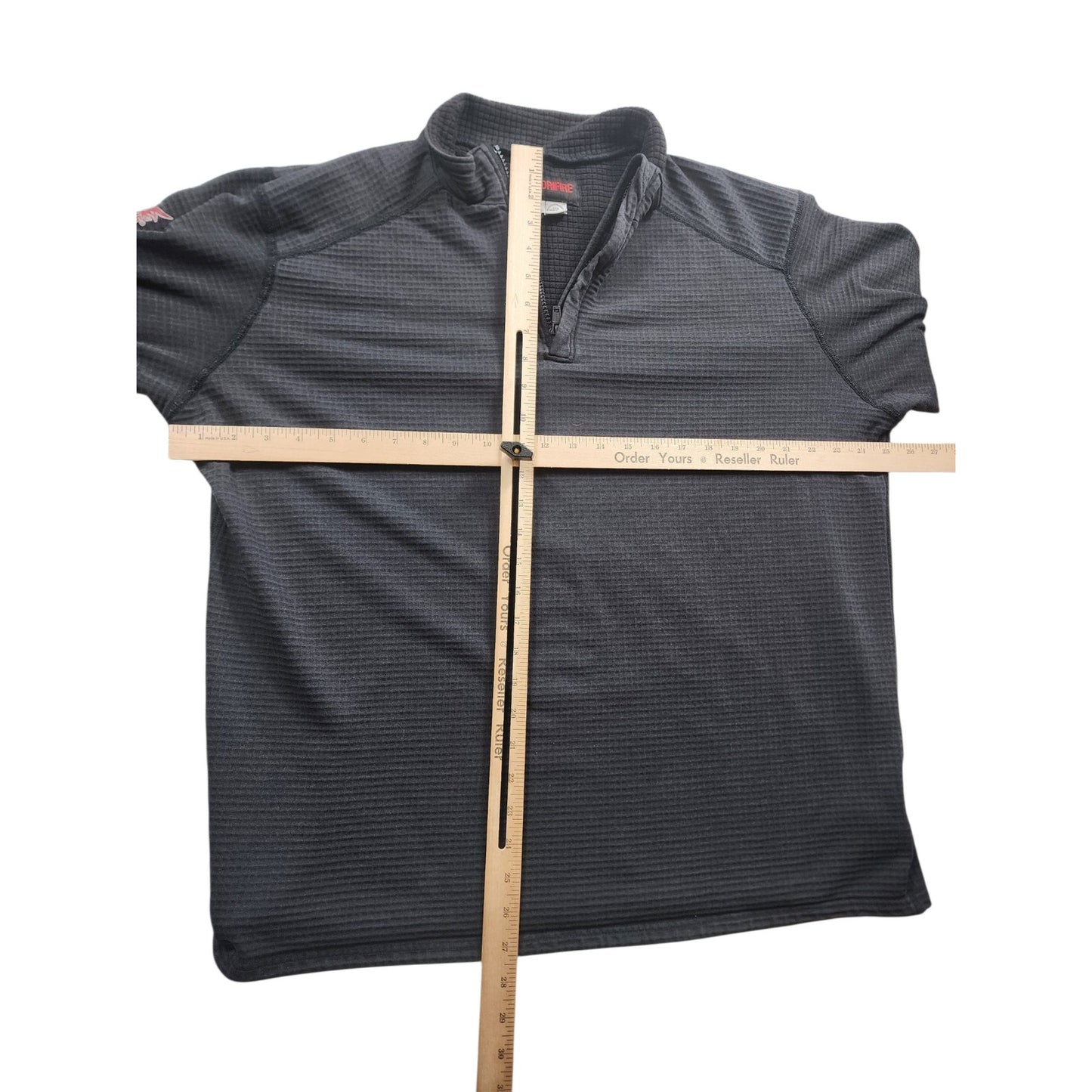 DRIFIRE Polartec Power Grid Fleece Pullover Men XL Flame Resistant USA Made Long