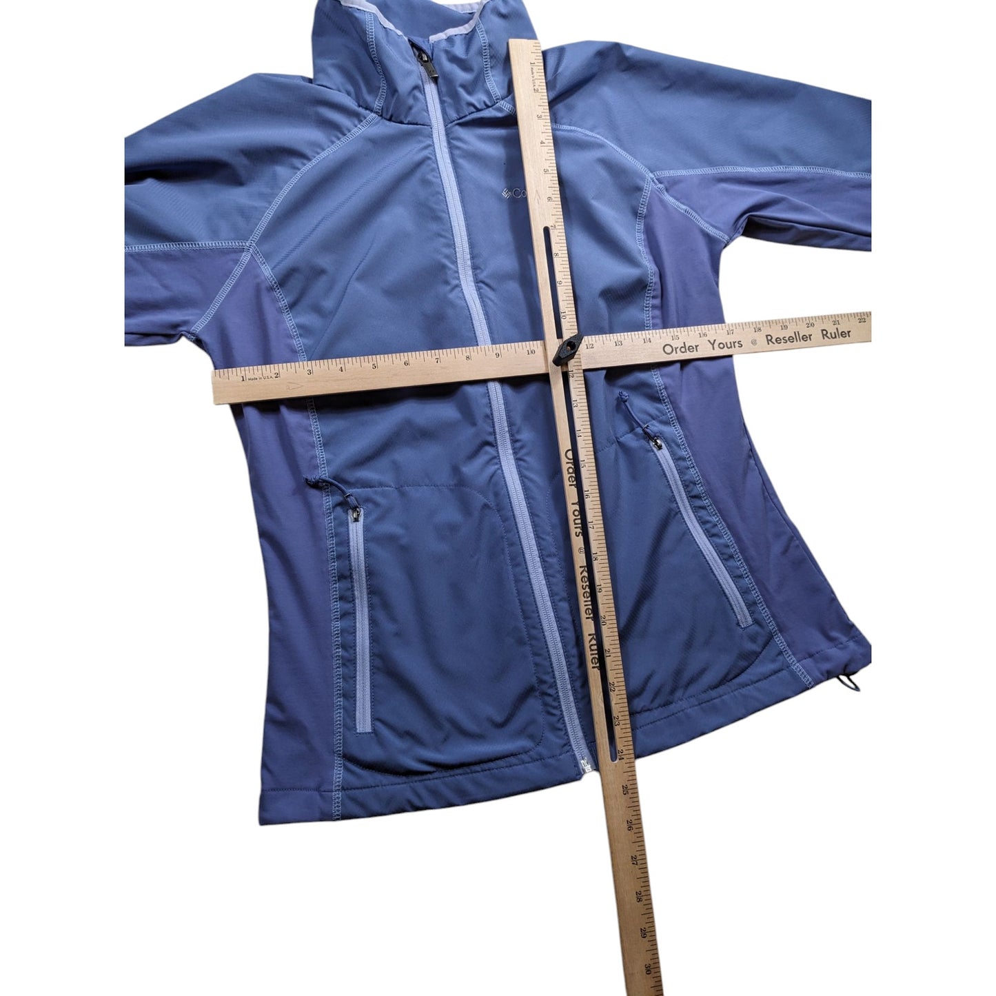 Columbia Jacket Women Medium Softshell Omni Shield Zip Hiking Running Activewear