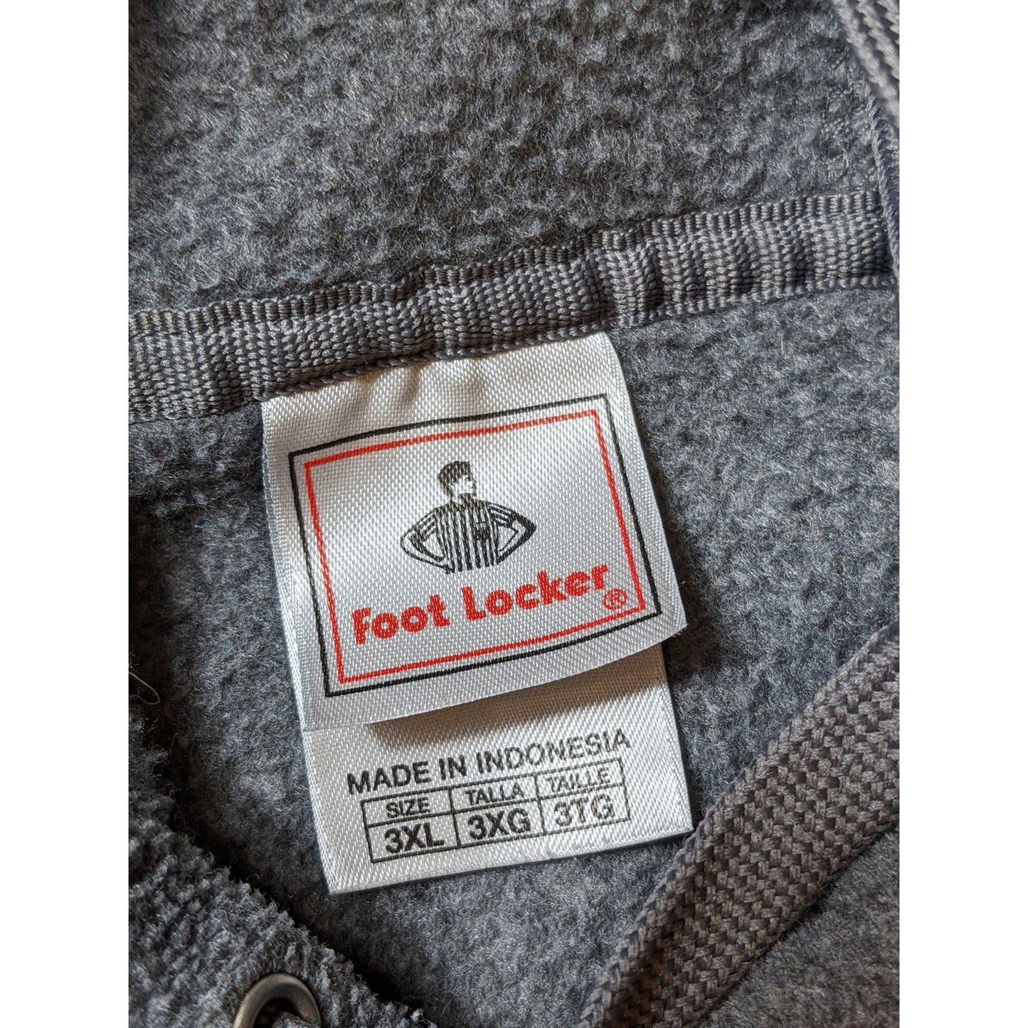 Foot Locker Fleece Hoodie Men 3XL Pullover Sweatshirt Lounge Gym Kangaroo Pocket