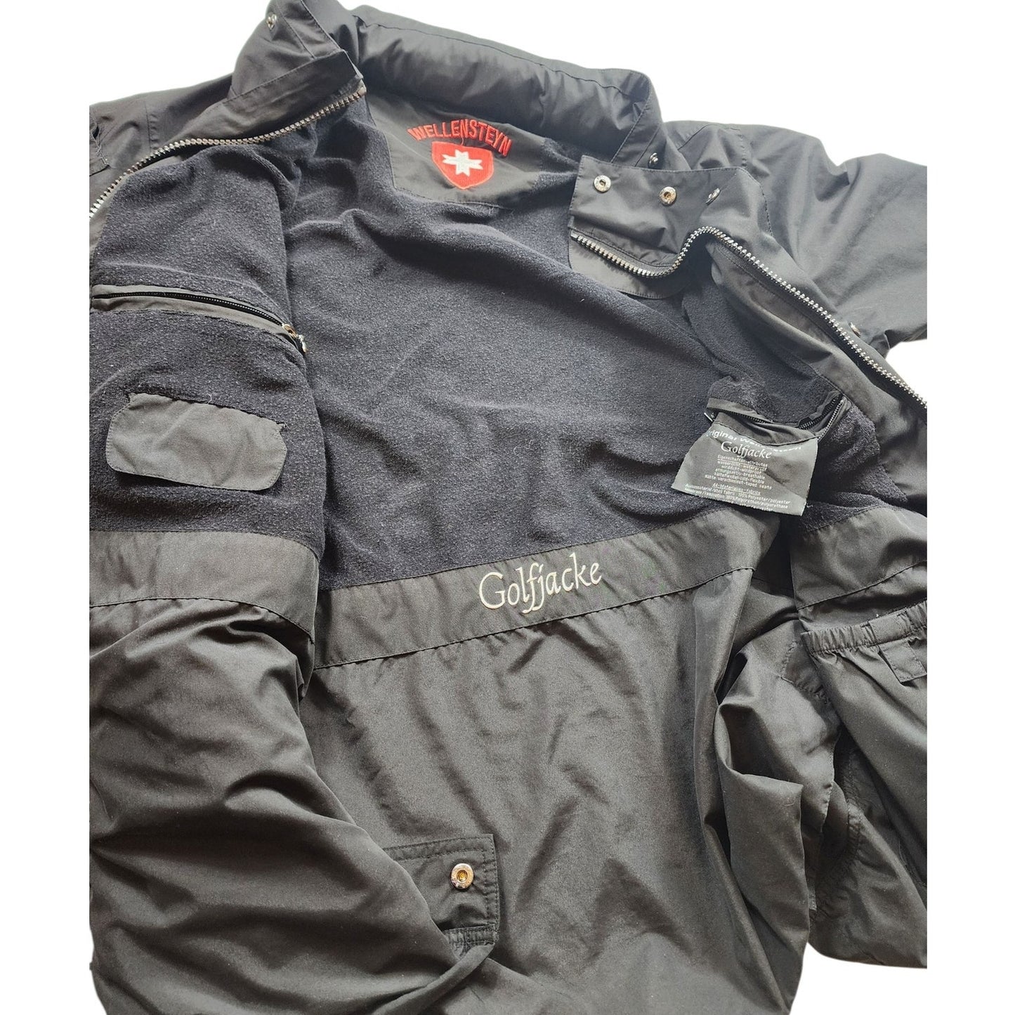 Wellensteyn Jacket Men Large Hood Windbreaker Utility German Gorpcore GolfJacke