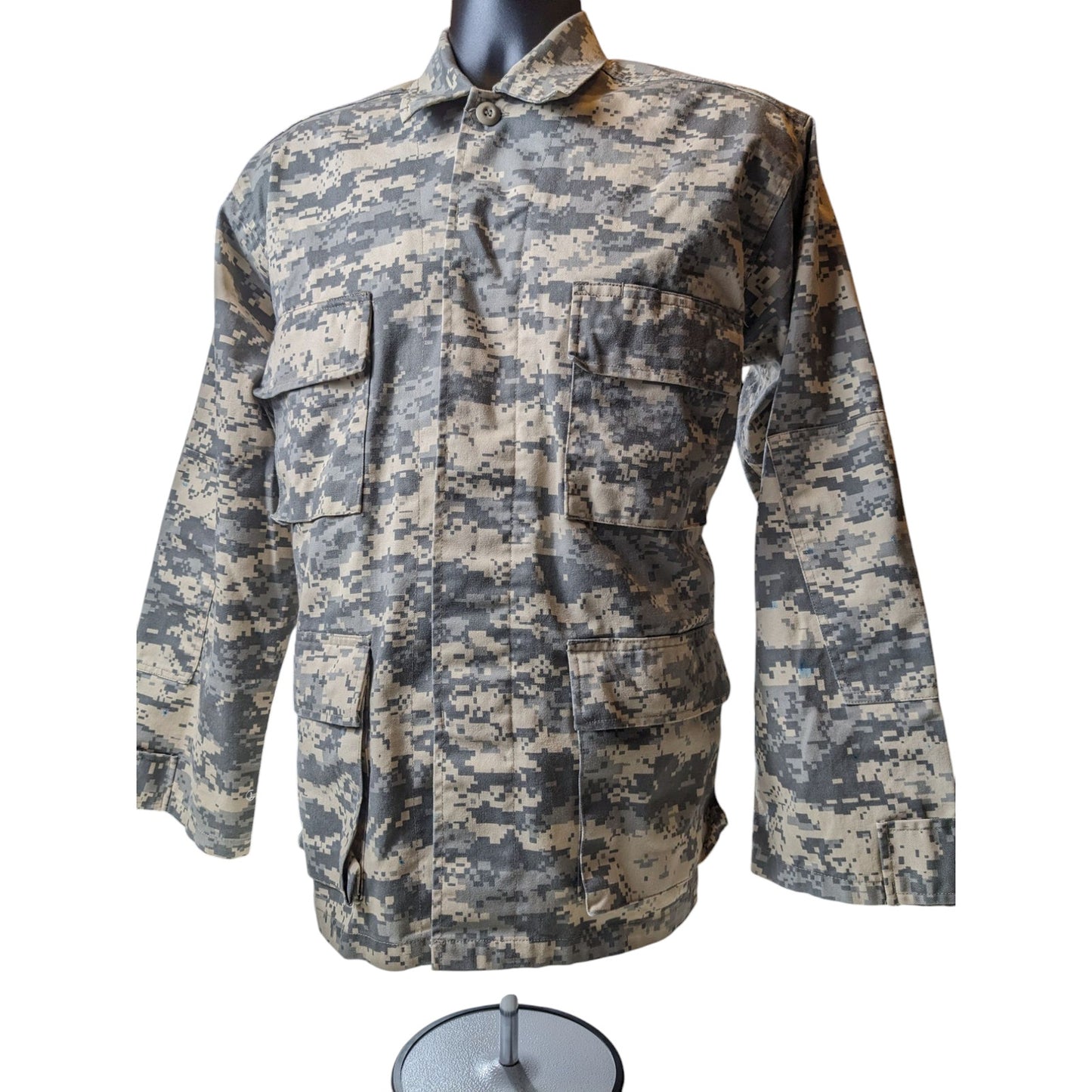 Rothco Combat Shirt Mens Medium Force BDU Camo Jacket Military Tactical Army