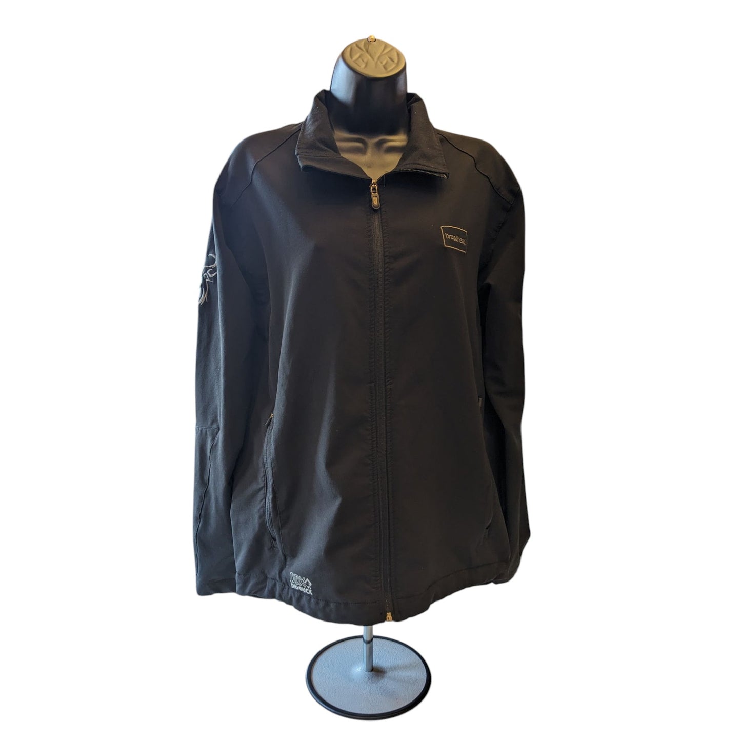 DRI DUCK Jacket Women Medium Soft Shell Windbreaker Zip Outdoor Hiking Broadhead