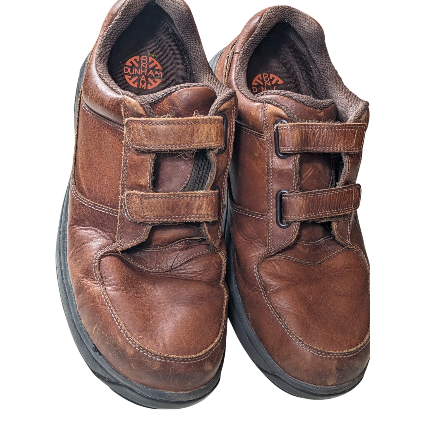 Dunham Shoes Mens 14 Winslow Leather Slip On Casual Loafers Comfort Strap 8009SB