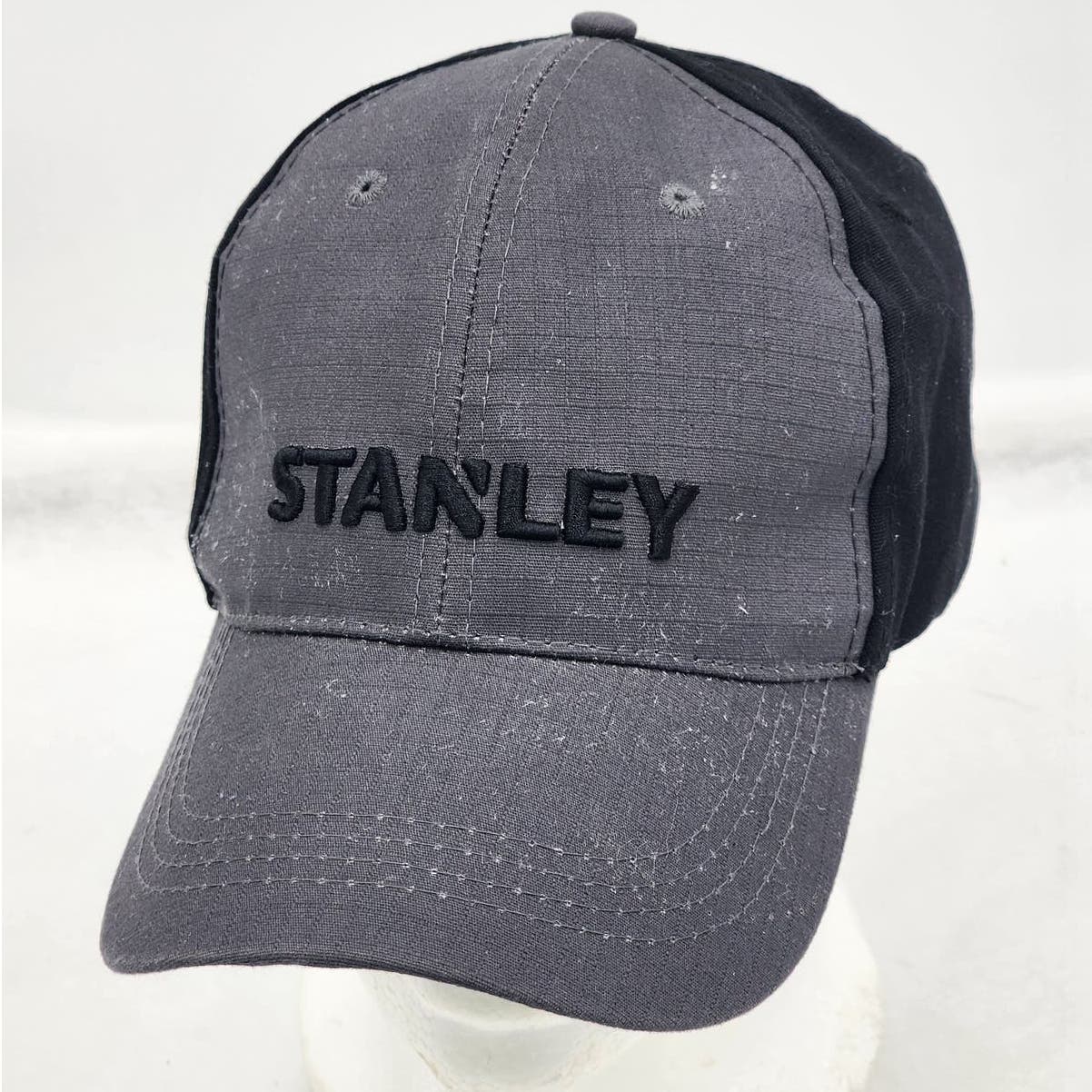 Stanley Tools Hat Black Baseball Cap Snapback Curved Brim