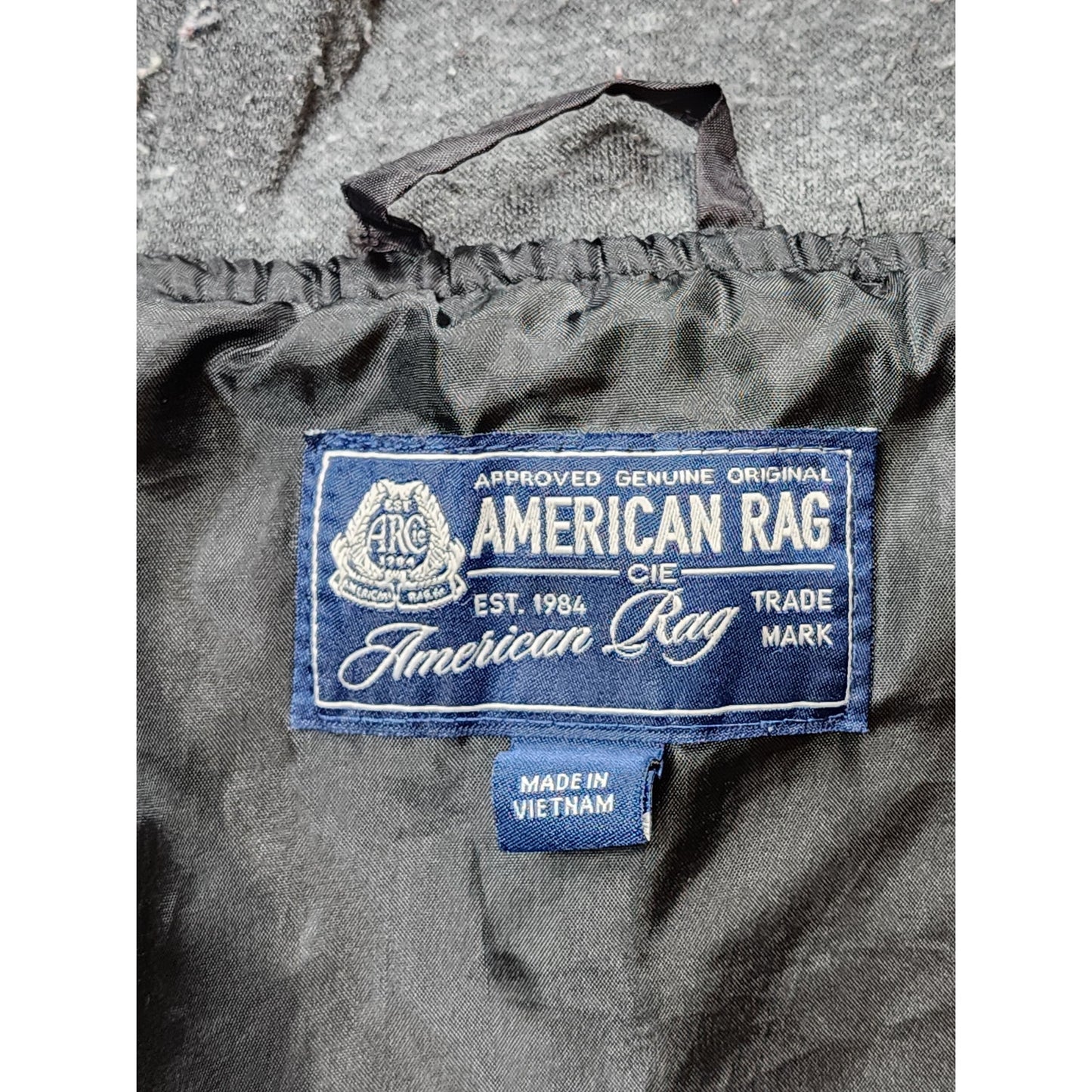 American Rag Varsity Bomber Jacket Hoodie Mens Medium Full Zip Casual Streetwear