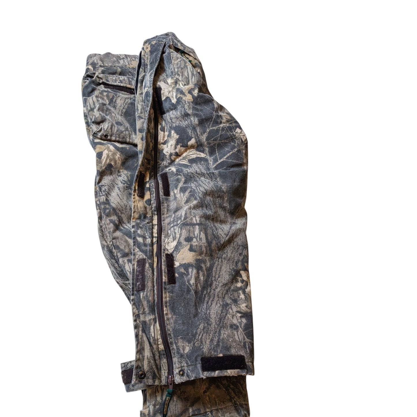 Remington Camo Insulated Overalls Men Large Mossy Oak Tree Hunting Snow Bibs