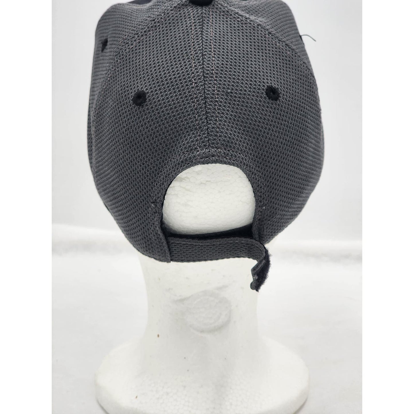 MN Vikings Hat NFL Team Apparel Baseball Cap Purple Outline Mesh Back Strapback