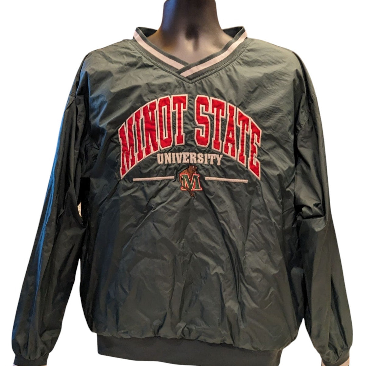 Sport Tek Minot State University Pullover Jacket Men XL Windbreaker North Dakota