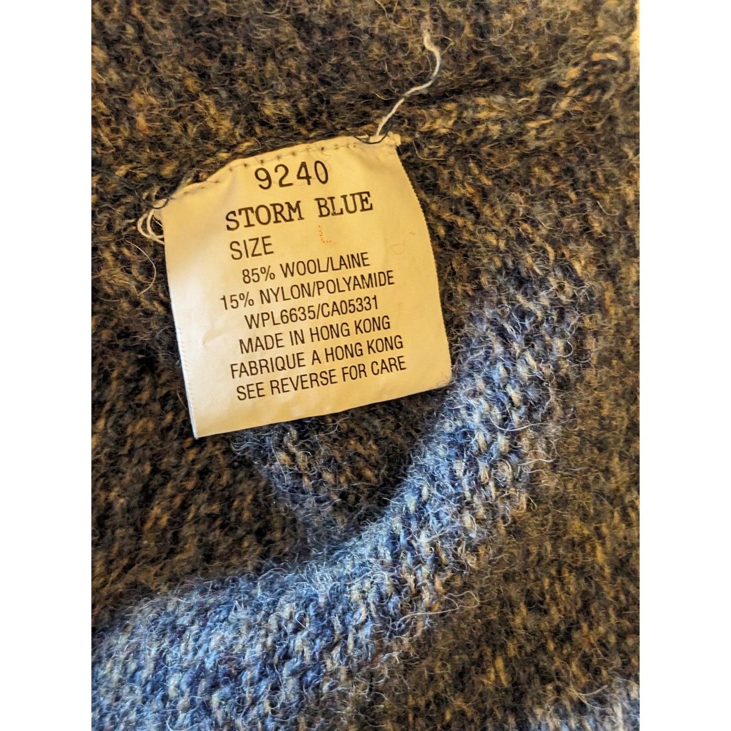 Woolrich Henley Sweater Womens Large Pullover Front Rugged Outdoorwear Cabincore