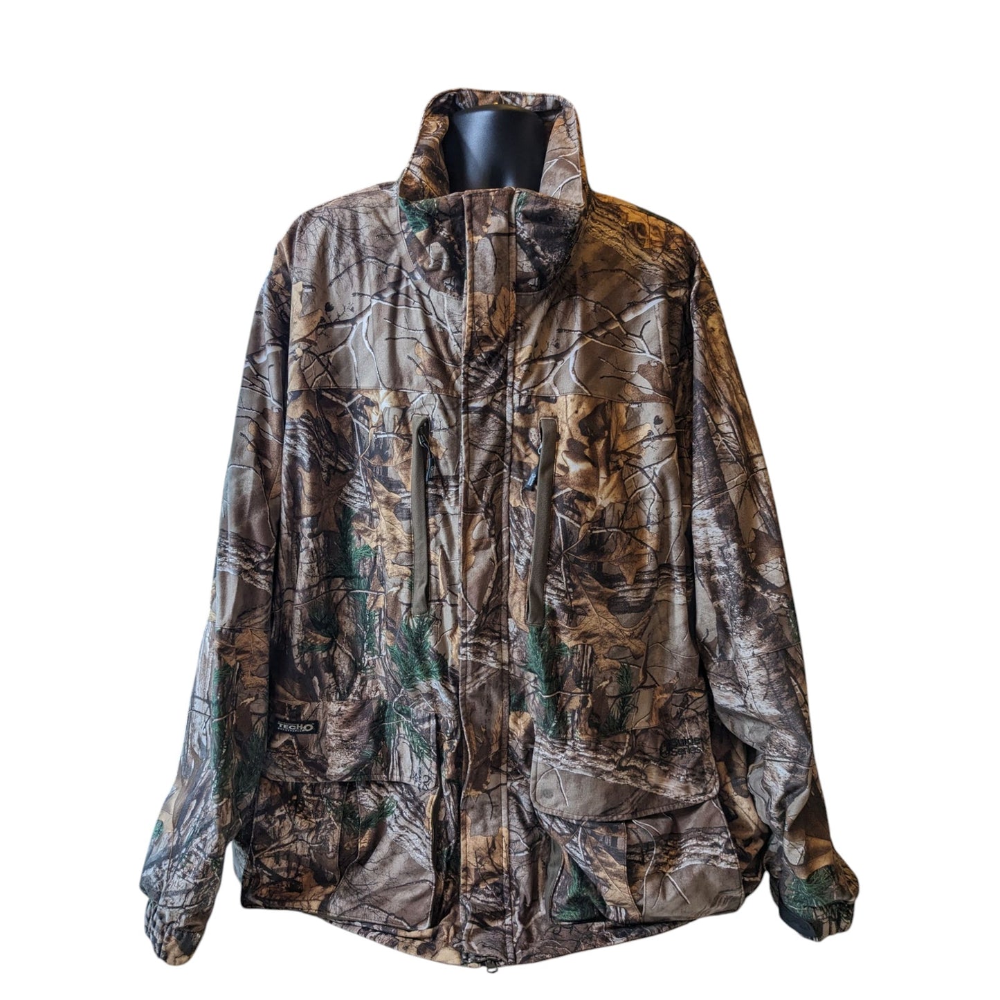Gander Mountain Guide Series Tech H2O Jacket Mens 3XLT Camo Hunting Realtree