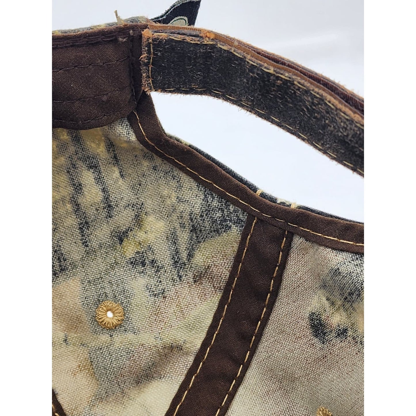 Port Authority Hat STMA Knights Baseball Cap Camo Distressed Adjustable Strap