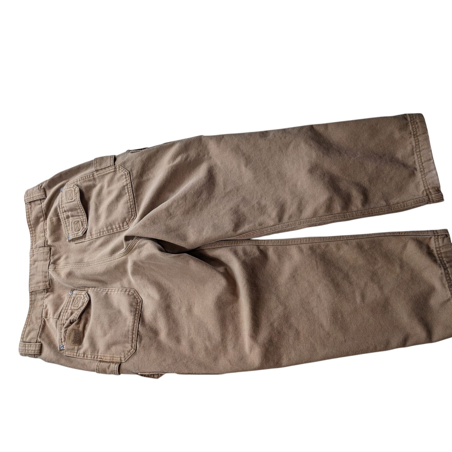 Duluth Trading Pants Mens 36x30 Cargo Heavy Duty Canvas Rugged Workwear Utility