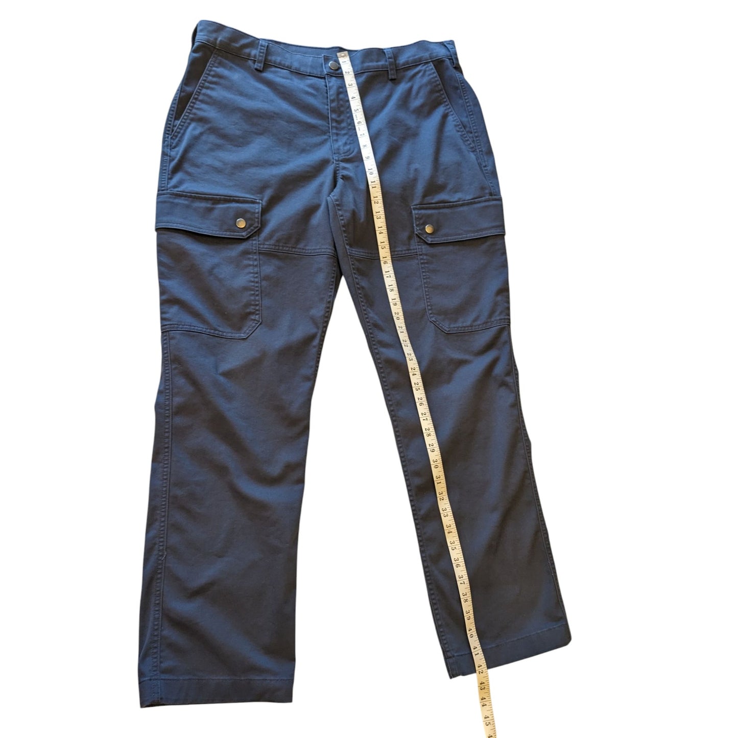 Duluth Trading 40 Grit Mens Slim Fit Work Pants 38x32 Cargo Utility Durable