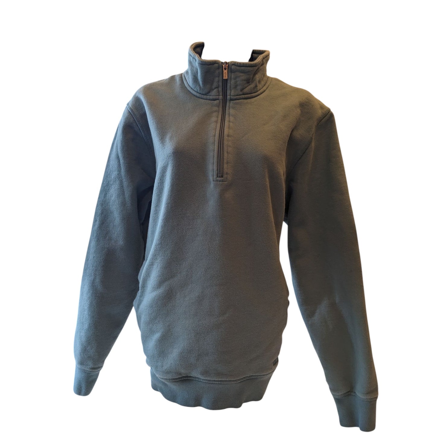 LL Bean Pullover Womens Medium Fleece Sweatshirt Traditional Fit Kangaroo Pocket