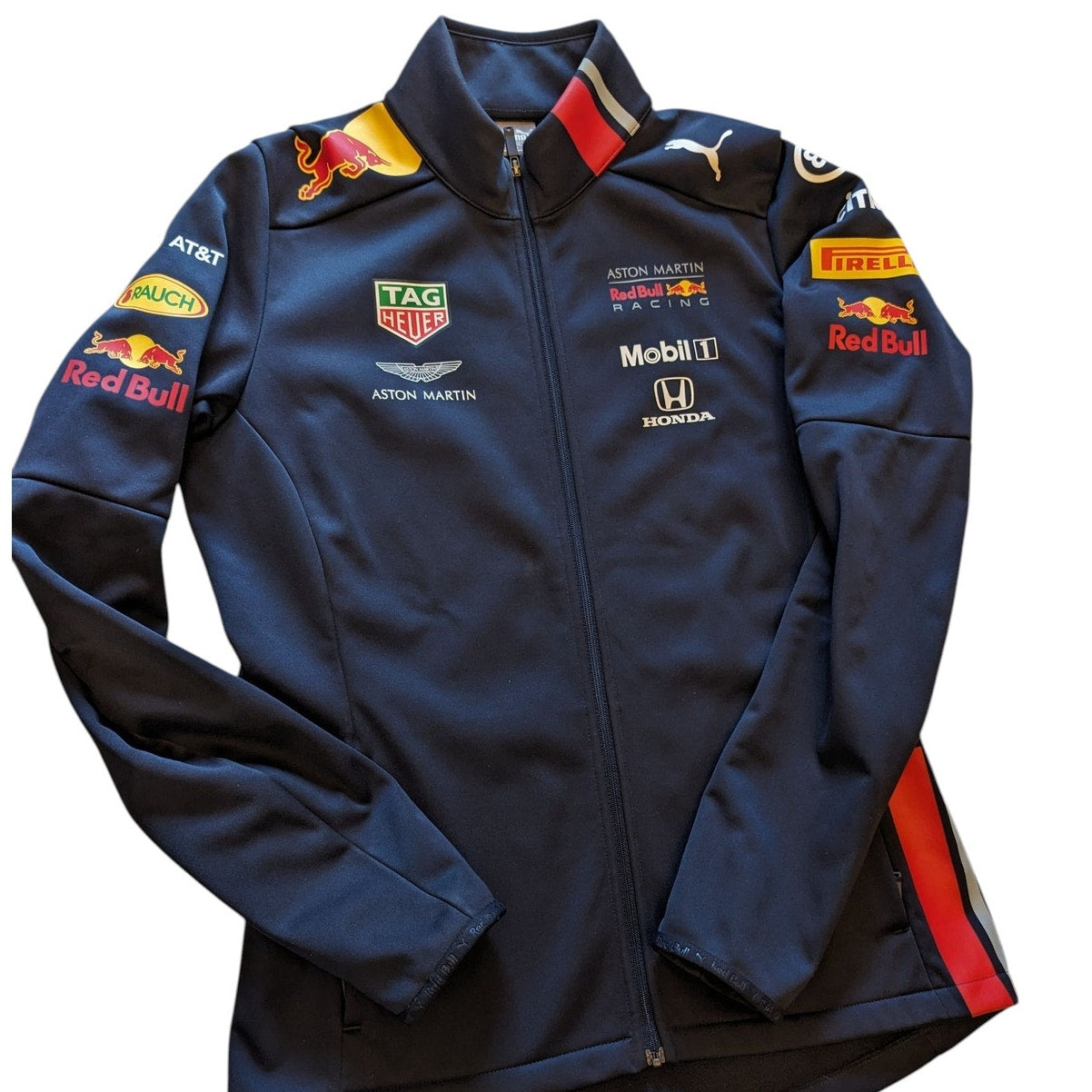 PUMA Red Bull Racing Team Softshell Jacket Women Small Aston Martin F1 Formula 1