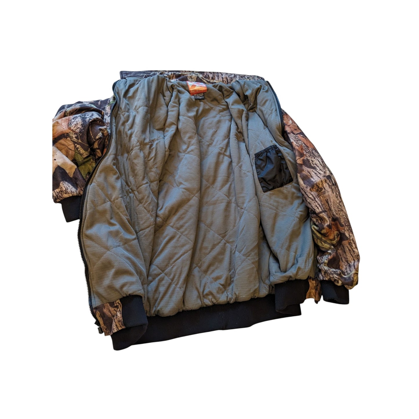 ScentLok XSCENT Realtree Camo Hunting Jacket Mens Large Insulated Zip Hunting