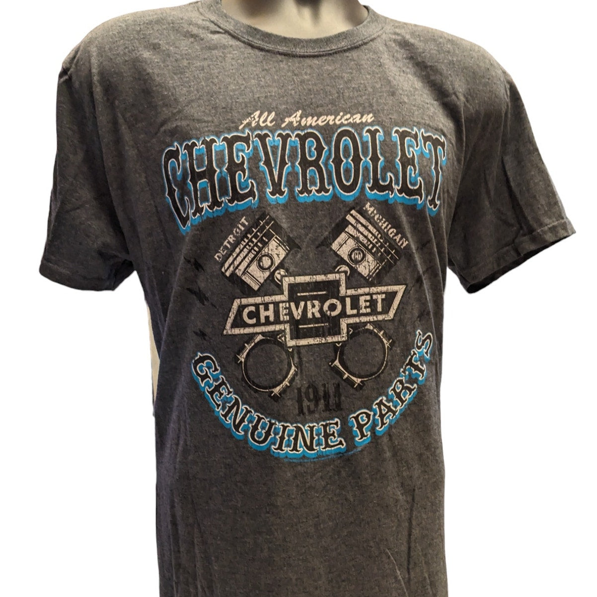 Chevrolet T Shirt Mens XL Gildan Softstyle All American Graphic Tee Ring Spun