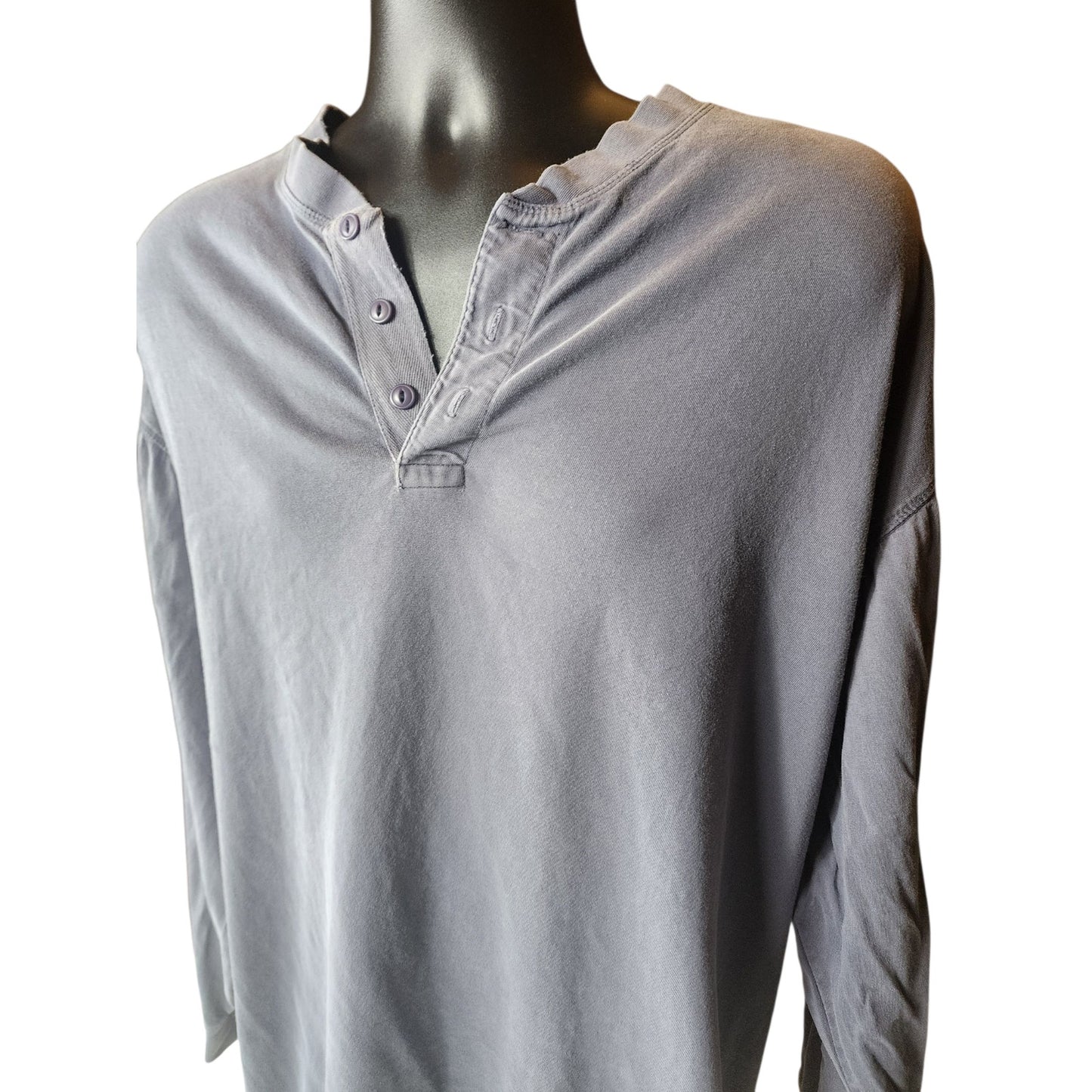 Cabelas Henley Shirt Outdoor Men 3XL Long Sleeve Top Hunting Fishing Hiking Work