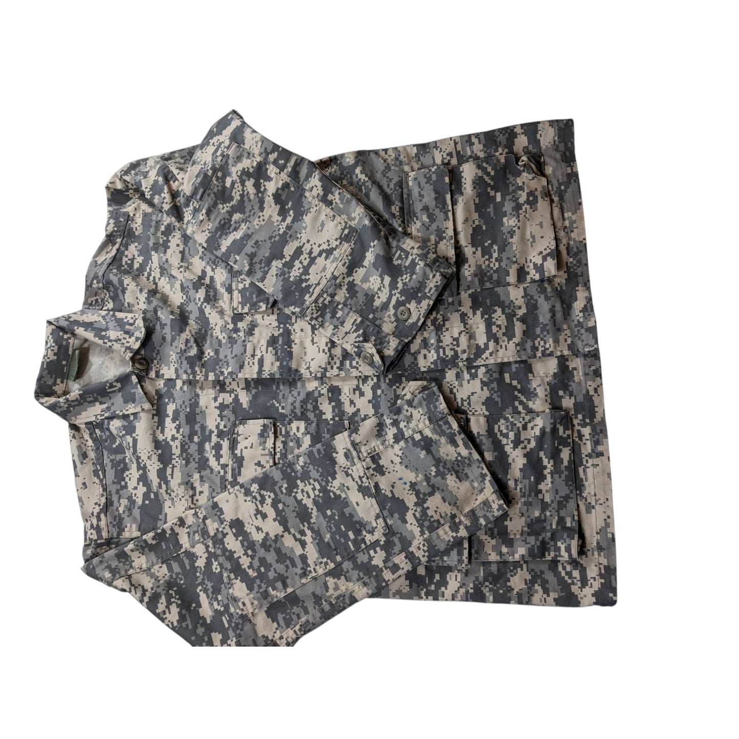 Rothco Combat Shirt Mens Medium Force BDU Camo Jacket Military Tactical Army