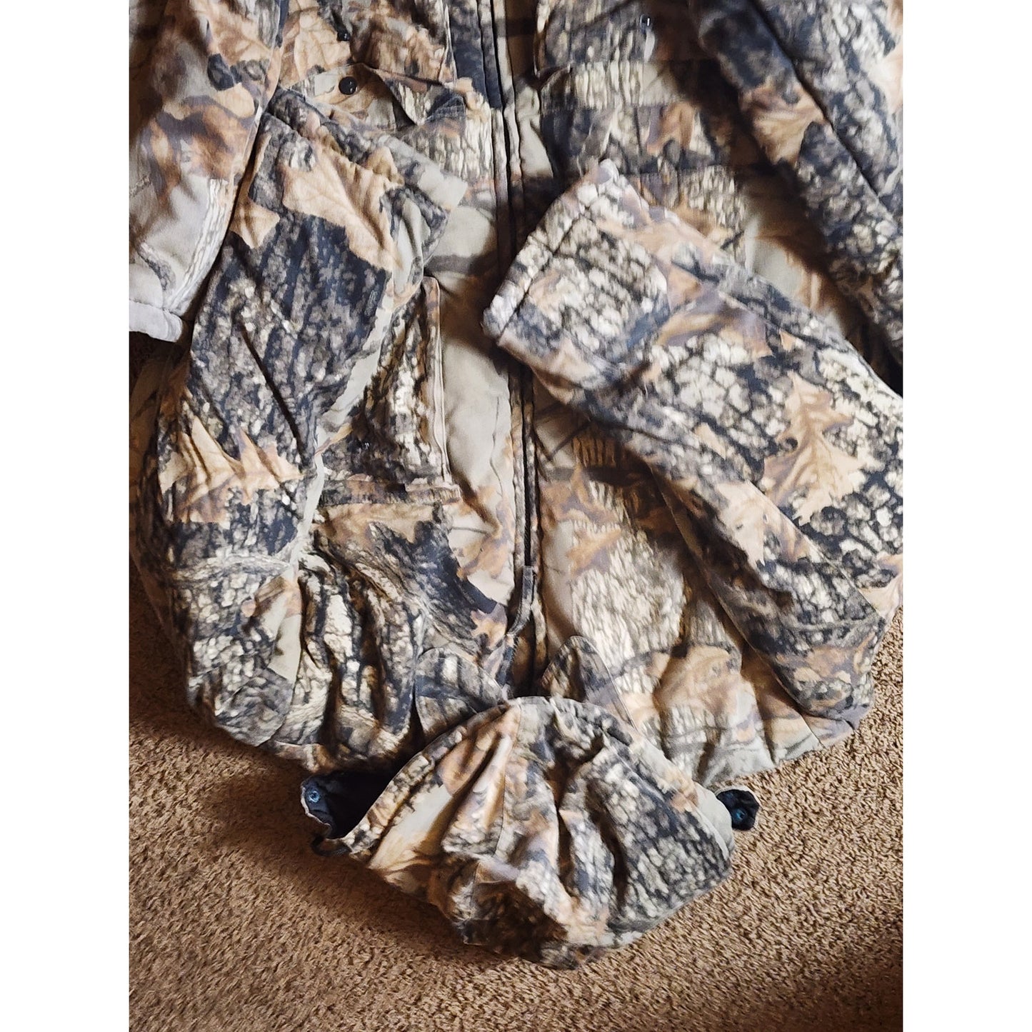 Northwest Territory Sniper Camo Hunting Coveralls Jacket Men XL Insulated Hooded