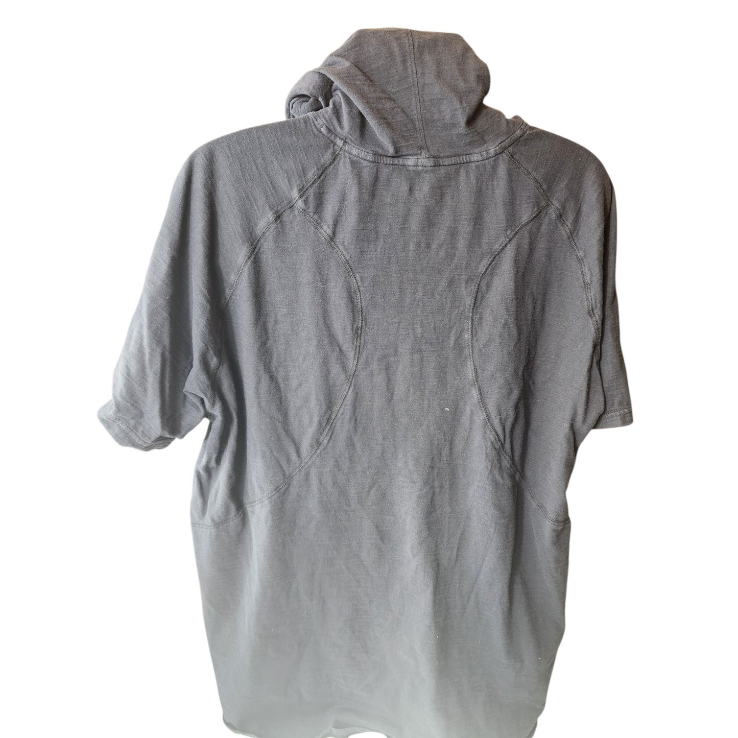 Under Armour Project Rock Hoodie Men XXL Bull Skull Graphic Short Sleeve Loose