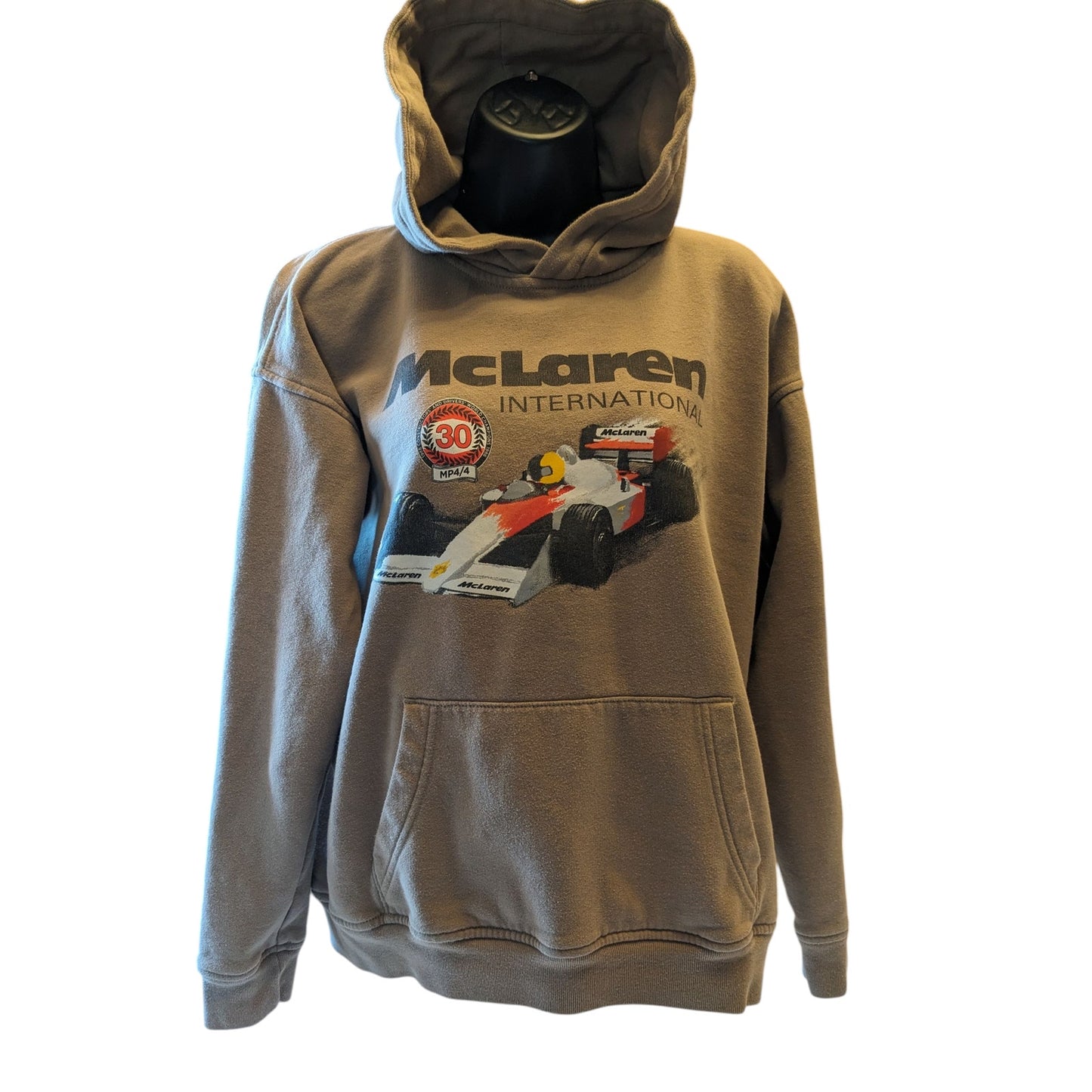 McLaren International Hoodie Mens Small Womens Medium Racing Car F1 Sweatshirt
