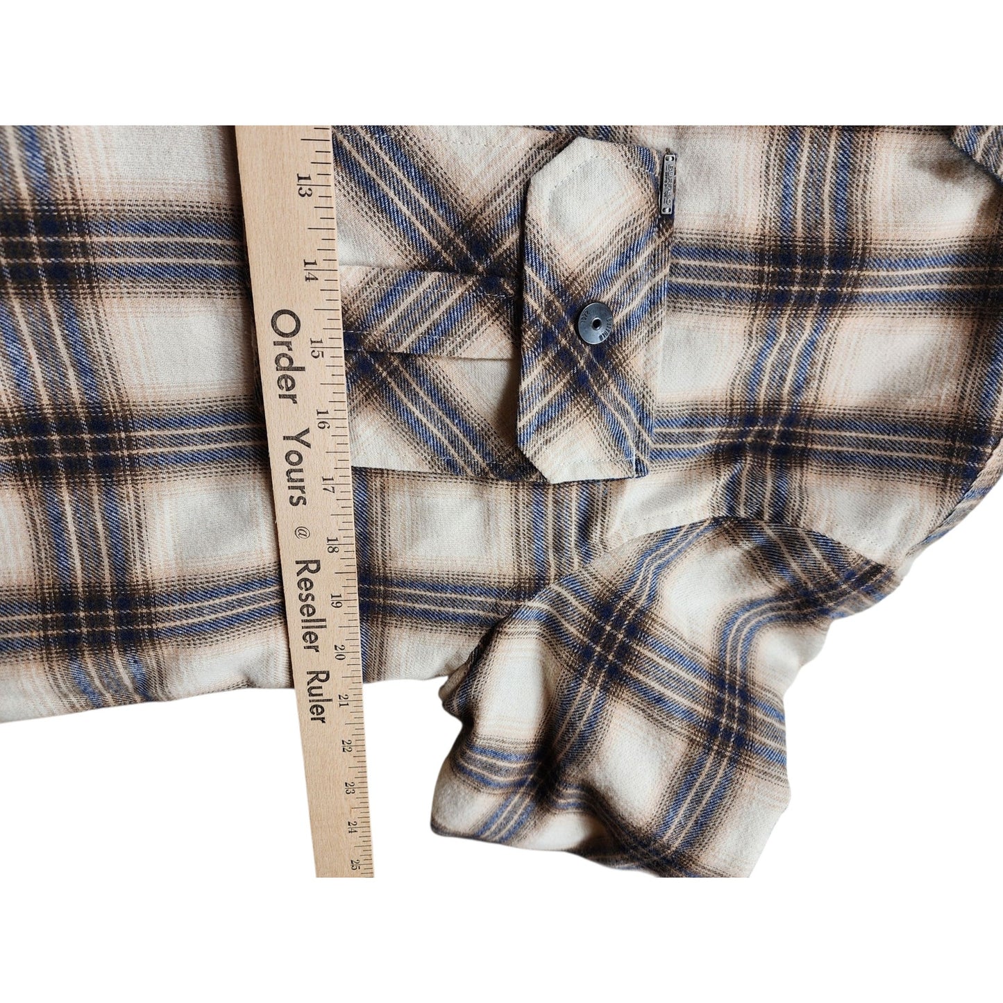 Buffalo David Bitton Mens Large Sherpa Lined Plaid Flannel Jacket Shirt Shacket