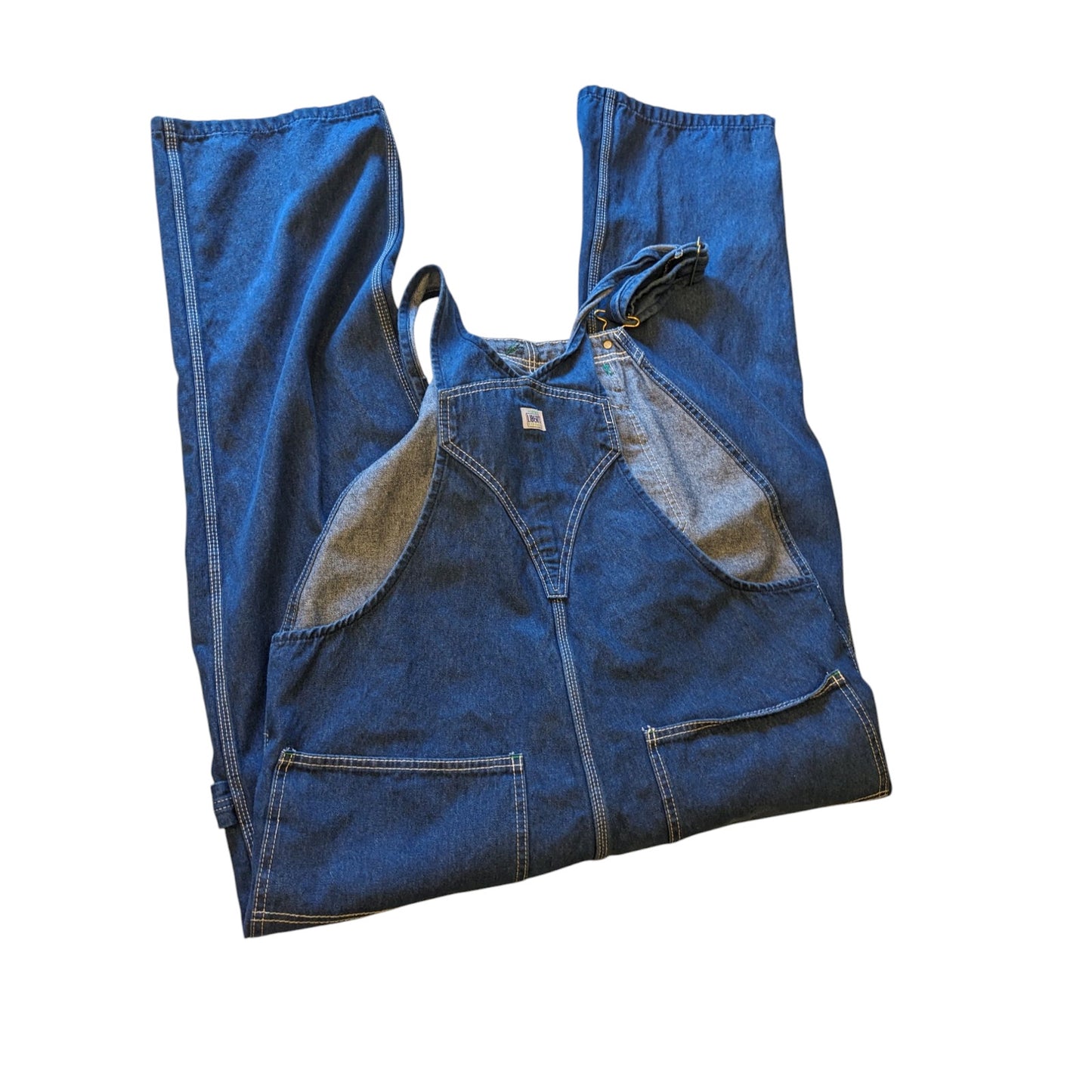 Liberty Denim Overalls Men 40x30 Workwear Bib Carpenter Style Utility Adjustable