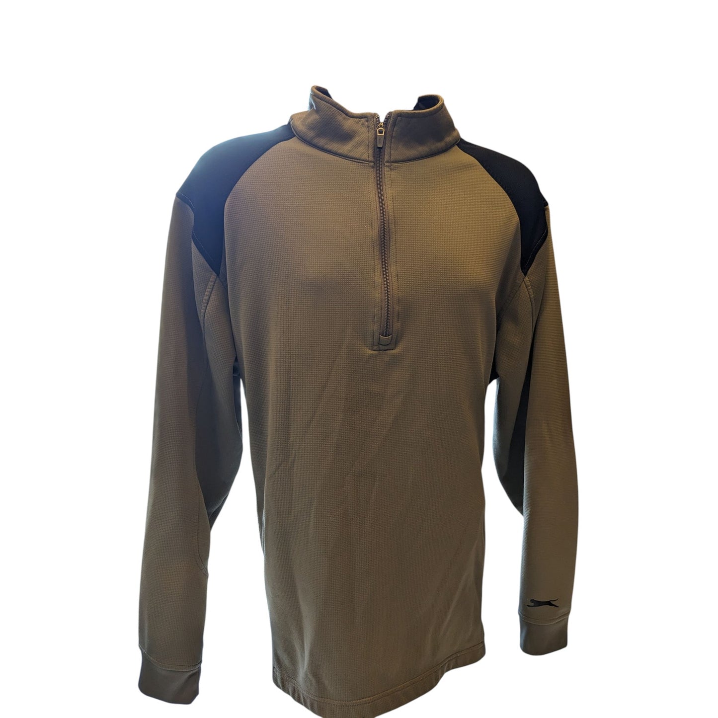 Slazenger Golf Shirt Pullover Men XL 1/4 Zip Long Sleeve Athletic Activewear Top