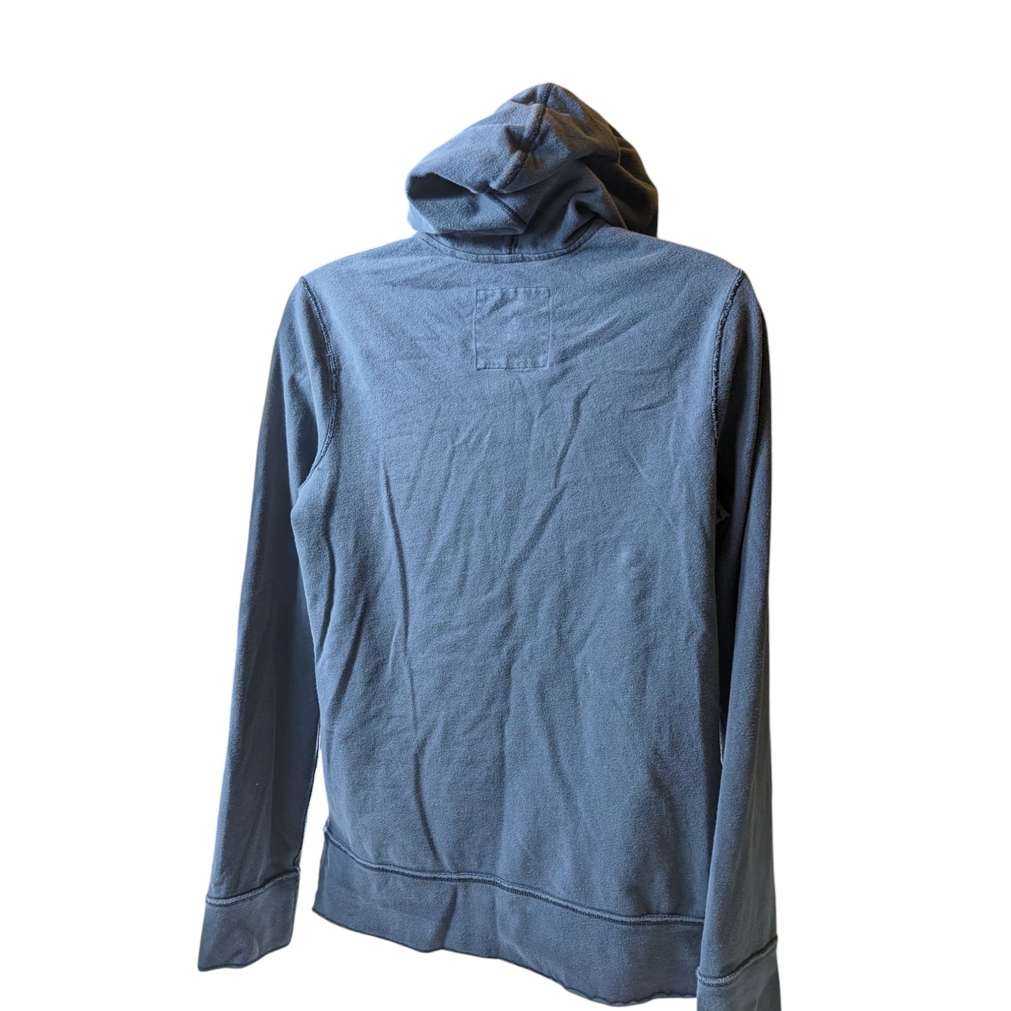 Hollister Henley Sweatshirt Mens XL Hooded Pullover Surf Patch Fleece San Diego