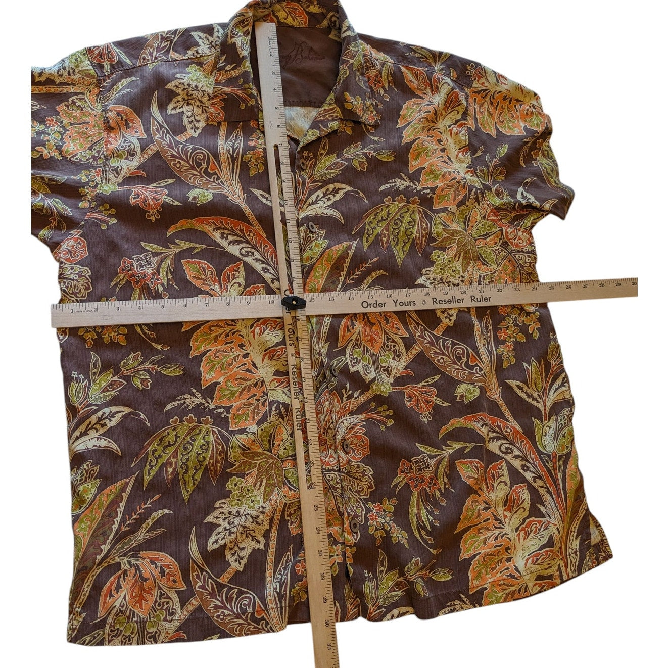 Tommy Bahama Silk Shirt Mens XL Hawaiian Tropical Vacation Resort Short Sleeve